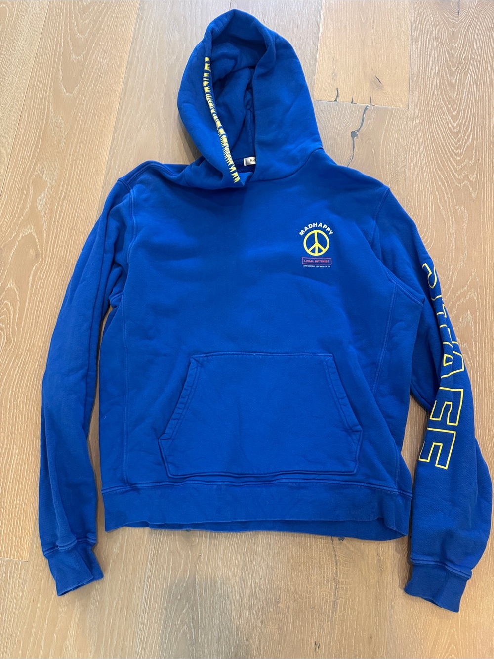 Madhappy Royal Blue Peace Sign Hoodie